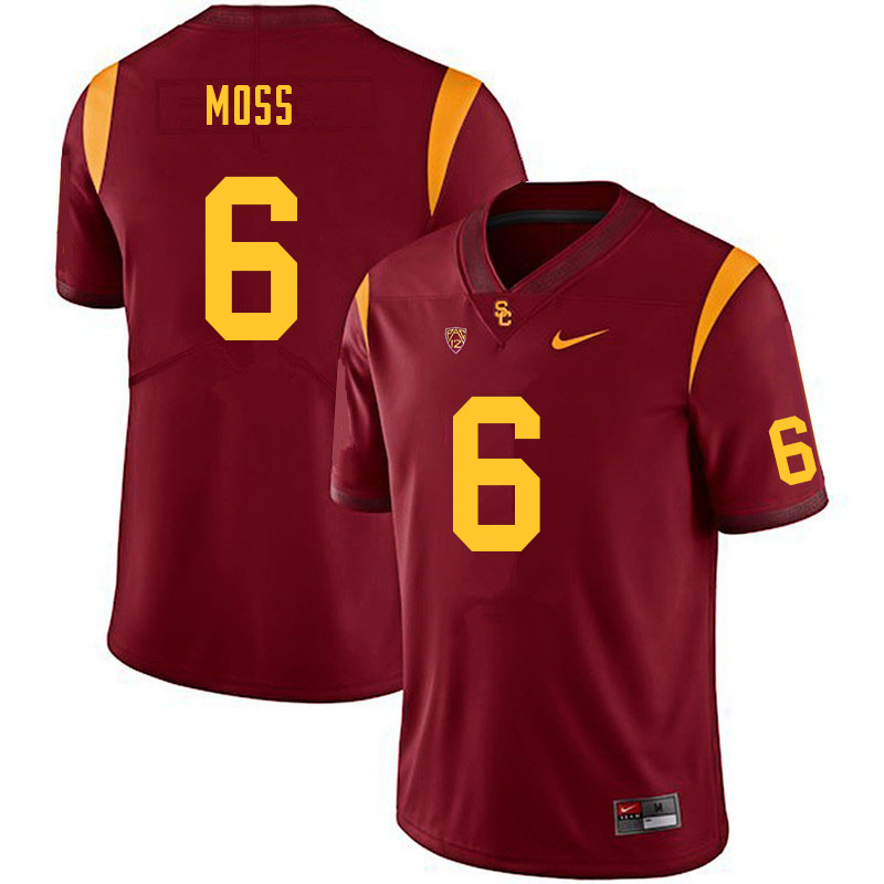 Men #6 Miller Moss USC Trojans College Football Jerseys Sale-Cardinal